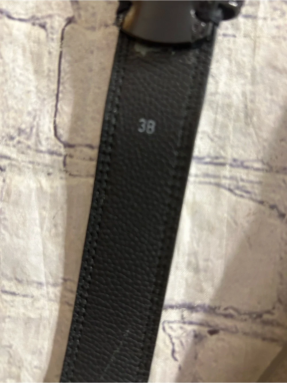 FLORSHEIM CARMEL BROWN LEATHER BELT SIZE 38 & CORDOVAN BLACK FULL GRAIN 38